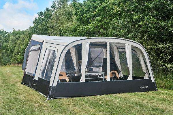 Camp-let Living Plus Solsejl Front Sand II