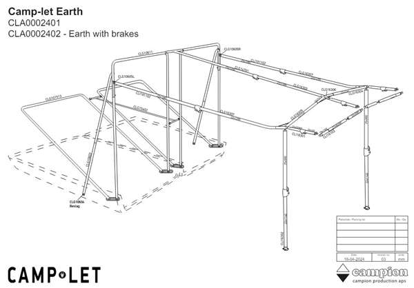 Camplet støtterør