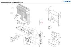 Reguleringsstang til Truma varmeovn S3004