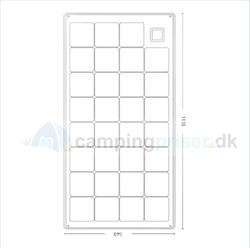 Solcelle 110 WP DCsolar Flex panel